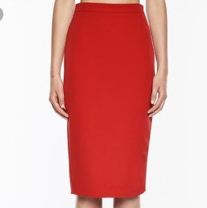Red Express Pencil skirt
